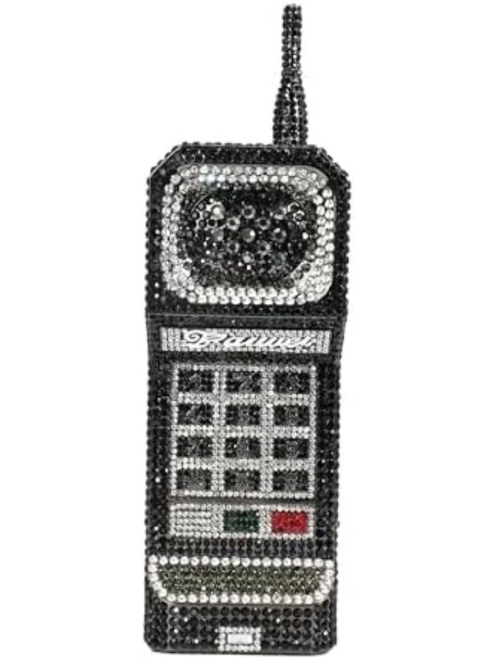 Funny Rhinestone Clutch Handbag for Women - Novelty Cellphone Diamond Purse